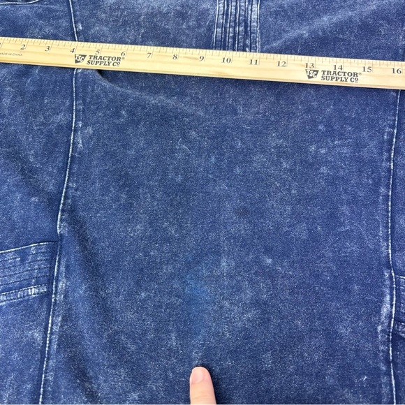 Soft Surroundings Blue Denim Tunic Shirt Dress Stretch Medium - Picture 10 of 12